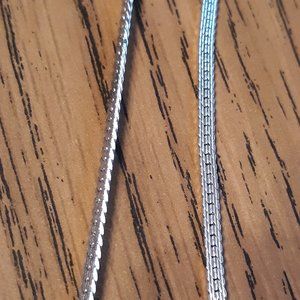 Vintage Silver tone Necklace by Trafari 15"L
